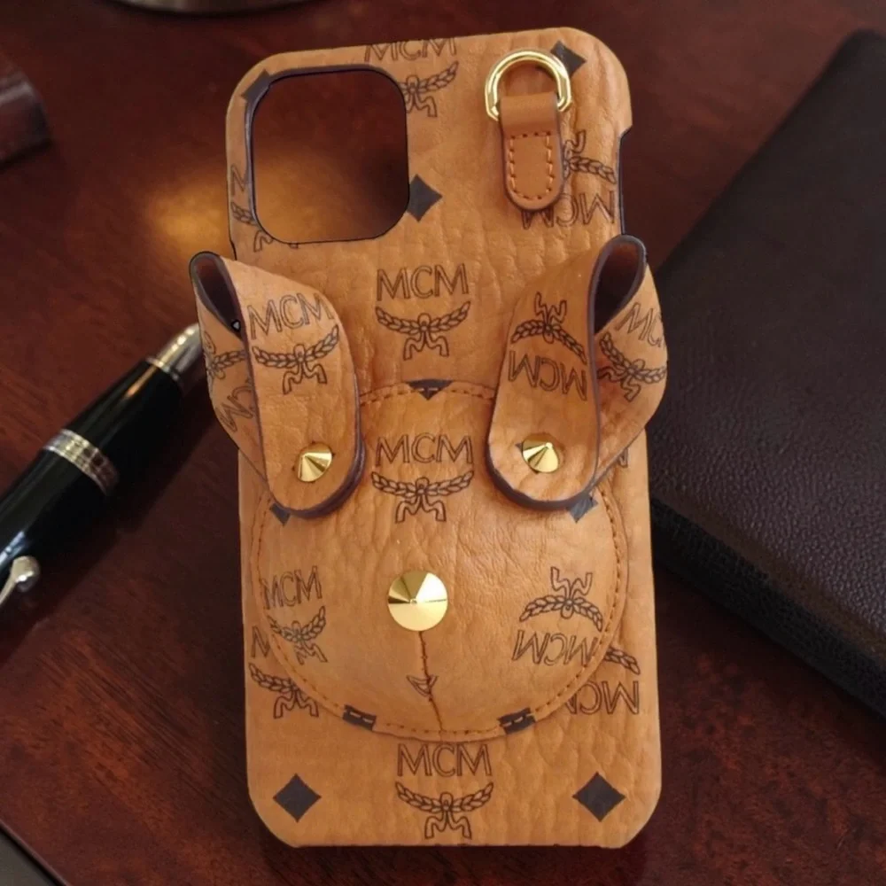 MCM Visettos Leather iPhone 11 PRO Case with Straps 😍🔥